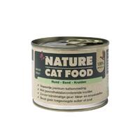 Nature Cat Food Rund, Eend & Kruiden (100% natuurlijk)