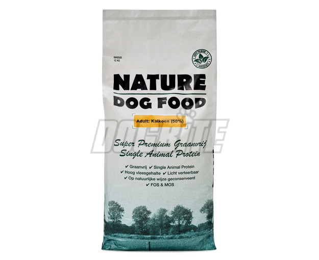 Nature-dog-food-hondenvoer-kalkoen-zak